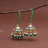 Green Color Meenakari Earrings (MKE1988GRN)