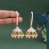 Peach Color Meenakari Earrings (MKE1988PCH)