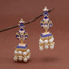 Blue Color Meenakari Earrings (MKE1989BLU)