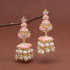 Pink Color Meenakari Earrings (MKE1989PNK)