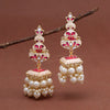 White Color Meenakari Earrings (MKE1989WHT)