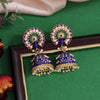 Blue Color Meenakari Earrings (MKE1993BLU)