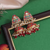 Red Color Meenakari Earrings (MKE1994RED)