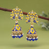 Blue Color Meenakari Earrings (MKE1998BLU)