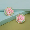 Pink Color Meenakari Earrings (MKE2000PNK)