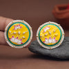 Yellow Color Meenakari Earrings (MKE2000YLW)