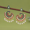 Red Color Meenakari Earrings (MKE2003RED)