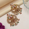 Multi Color Kundan Meenakari Earrings (MKE2010MLT)