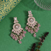 Pink Color Kundan Meenakari Earrings (MKE2017PNK)