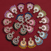 11 Pairs Assorted Color Meenakari Earrings Combo (MKE719CMB)
