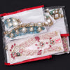 5 Pieces Assorted Color And Design Kundan Meenakari Necklace Set (MKN103CMB)