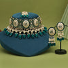 Green Color Choker Meenakari Necklace Set (MKN600GRN)