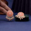 Peach Color Mint Meena Earrings (MNTE460PCH)
