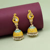 Yellow Color Mint Meena Earrings (MNTE485YLW)