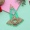 Parrot Green Color Kundan Maang Pasa (MPS185PGRN)