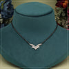 Silver Color American Diamond Mangalsutra (MS332SLV)