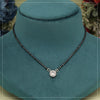 Silver Color American Diamond Mangalsutra (MS333SLV)