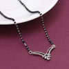 Silver Color American Diamond Mangalsutra (MS335SLV)