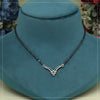 Silver Color American Diamond Mangalsutra (MS335SLV)