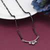 Silver Color American Diamond Mangalsutra (MS350SLV)