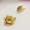 Multi Color Kundan Nose Pin Combo Of 4 Pieces (NSP142CMB)