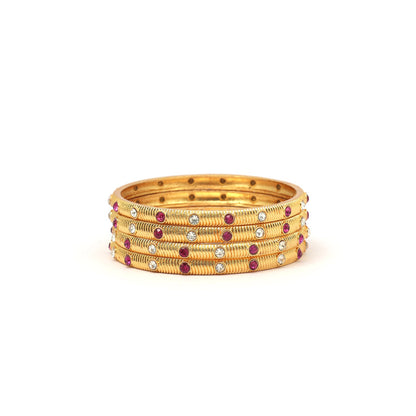 Rani Color 1 Set Of Bangle Size: 2.6 (PLKB883RNI-2.6)