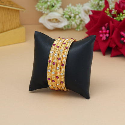 Rani Color 1 Set Of Bangle Size: 2.6 (PLKB883RNI-2.6)