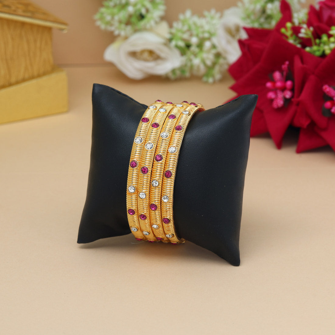 Rani Color 1 Set Of Bangle Size: 2.8 (PLKB883RNI-2.8)