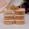 Gold Color 6 Set Of Bangles Combo (PLKBCMB585)