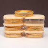 Gold Color 6 Pair Of Bangles Combo (PLKBCMB639)