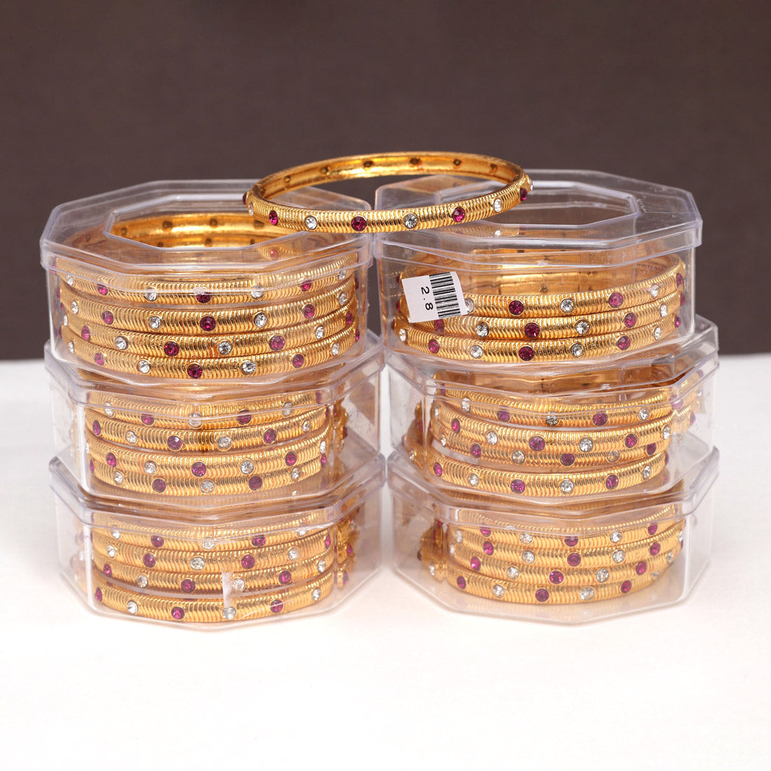 Rani Color 6 Set Of Bangles Combo (PLKBCMB642)