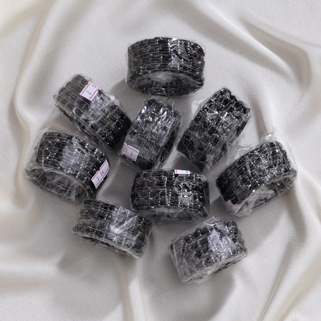 Black Color 9 Set Of Kids Bangles Combo Size(3 Set Of 1.12, 3 Set Of 1.14, 3 Set Of 2.0) (PLKBCMB665)