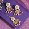 Cream Color Meenakari Necklace Set (PMKN506CRM)