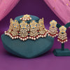 Cream Color Meenakari Necklace Set (PMKN506CRM)