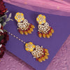 Yellow Color Meenakari Necklace Set (PMKN506YLW)