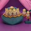 Yellow Color Meenakari Necklace Set (PMKN506YLW)