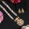 Multi Color Meena Work Rajputi Jewellery Rani Haar (PN824MLT)