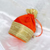 Orange Color 5 Potli Velvet Bags (PTB150CMB)