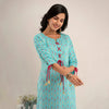 Firozi Color Straight Kurta (RK207FRZ-L)