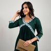 Green Color Anarkali Kurta (RK214GRN-L)