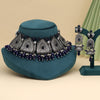 Blue Color American Diamond Necklace Set (SRHJN103BLU)