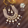 Gold Color Back Side Meena Work Kundan Necklace Set (SRHJN106GLD)