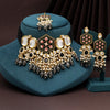 Black Color Choker Kundan Meenakari Necklace Set (SRHJN111BLK)