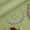 Multi Color Stone Necklace Set (STN215MLT)