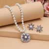 Light Purple Color Stone Necklace Set (STN222LPRP)