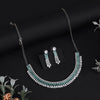 Light Green Color Stone Necklace Set (STN231LGRN)