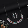 Multi Color Stone Necklace Set (STN231MLT)