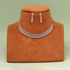 Peach Color Stone Necklace Set (STN231PCH)