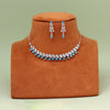 Firozi Color Stone Necklace Set (STN236FRZ)