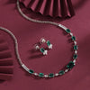 Green Color Stone Necklace Set